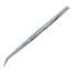 Cole-Parmer Stainless Steel Tweezers, w/ Lock, Bent Tips, Serrated, 152mm