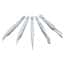 Cole-Parmer Stainless Steel Tweezers, Set of 5 w/Pouch