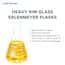 Cole-Parmer Glass Erlenmeyer Flasks, Graduated, Heavy Rim, 50 mL (1.7 oz); 12/Pk