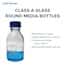 Cole-Parmer Glass Media Bottles, Class A, Round, 250 mL (8.5 oz); 10/Pk