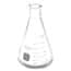 Cole-Parmer Class A, Type 1 Glass Erlenmeyer Flask, 2000 mL (64 oz); 1/Ea
