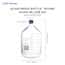 Cole-Parmer Glass Media Bottle, Class A, Round, 10000 mL (338 oz)