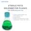 Cole-Parmer Sterile Erlenmeyer Flasks, PETG, Seal Cap, 125mL (4 oz); 24/Cs