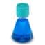 Cole-Parmer Sterile Erlenmeyer Flasks, PETG, Seal Cap, 125mL (4 oz); 24/Cs