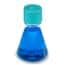 Cole-Parmer Sterile Erlenmeyer Flasks, PETG, Vent Cap, 125mL (4 oz); 24/Cs