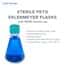 Cole-Parmer Sterile Erlenmeyer Flasks, PETG, Vent Cap, 250mL (8 oz); 12/Cs