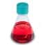 Cole-Parmer Sterile Erlenmeyer Flasks, PETG, Vent Cap, 250mL (8 oz); 12/Cs