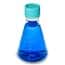 Cole-Parmer Sterile Erlenmeyer Flasks, Polycarbonate, Seal Cap, 500mL (16 oz); 12/Cs