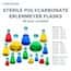 Cole-Parmer Sterile Erlenmeyer Flasks, Polycarbonate, Vent Cap, 500mL (16 oz); 12/Cs