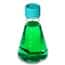 Cole-Parmer Sterile Erlenmeyer Flask, Polycarbonate, Baffled, Vent Cap, 500mL (16 oz); 12/Cs