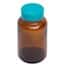 Cole-Parmer GLC-02192 Economy Pre-Cleaned Wide-Mouth Bottle, Amber Glass, 120mL; 24/CS