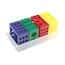 Cole-Parmer 4-Way Modular Tube Rack w/Tray, PP, Assorted Colors