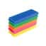 Cole-Parmer 80-Place Polypropylene Tube Racks, Fluorescent Assorted Colors, 5/Pk