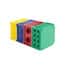 Cole-Parmer 4-Way Revolver Workstation Tube Rack, PP, Assorted Colors