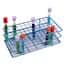 Cole-Parmer Coated Wire Tube Rack, 10-13mm, 6x12, Blue