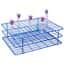 Cole-Parmer Coated Wire Tube Rack, 13-16mm, 9x12, Blue