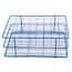 Cole-Parmer Coated Wire Tube Rack, 25-30mm/50mL, 6x8, Blue