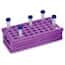 Cole-Parmer Pop-Up Tube Rack, 15 mL, Purple; 2/PK