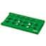 Cole-Parmer Pop-Up Tube Rack, 50 mL, Green; 2/PK