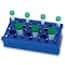 Cole-Parmer Pop-Up Tube Rack, 15/50 mL, Blue; 2/PK
