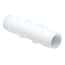 Cole-Parmer Hose Barb Fitting, Straight Union, Natural Kynar®, Cleanroom Packed, 3/16" ID; 10/Pk