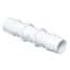 Cole-Parmer Hose Barb Fitting, Straight Union, White Nylon, Cleanroom Packed, 1/4" ID; 10/Pk