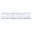 Cole-Parmer Hose Barb Fitting, Straight Union, HDPE, Cleanroom Packed, 3/8" ID; 10/Pk