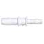 Cole-Parmer Hose Barb Fitting, Straight Reducer, White Nylon, Cleanroom Packed, 3/32" ID x 1/16" ID; 10/Pk