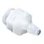 Cole-Parmer Luer to Hose Barb Fitting, Straight Adapter, Natural Nylon, Cleanroom Packed, Large Bore Female Luer x 1/4" ID; 10/Pk