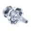 Cole-Parmer Luer to Hose Barb Fitting, Straight Adapter, CrystalVu™, Cleanroom Packed, Female Luer x 1/4" ID; 10/Pk