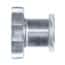Cole-Parmer Luer to Plug Fitting, Straight Adapter, Animal-Derivative-Free Polypropylene, Cleanroom Packed, Female Luer; 10/Pk
