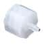 Cole-Parmer Luer to Hose Barb Fitting, Straight Adapter, Natural Kynar®, Cleanroom Packed, Male Luer x 3/32" ID; 10/Pk
