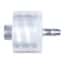 Cole-Parmer Luer to Hose Barb Fitting, Straight Adapter, Animal-Derivative-Free Polypropylene, Cleanroom Packed, Male Luer x 3/16" ID; 10/Pk