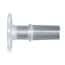 Cole-Parmer Luer to Plug Fitting, Straight Adapter, Animal-Derivative-Free Polypropylene, Cleanroom Packed, Rotating Male Luer; 10/Pk
