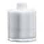Cole-Parmer Luer to Plug Fitting, Straight Adapter, White Nylon, Cleanroom Packed, Luer Lock Plug Nut Assembly, Natural; 10/Pk