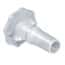 Cole-Parmer Luer to Plug Fitting, Straight Adapter, White Nylon, Cleanroom Packed, Male Luer Slip; 10/Pk