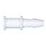 Cole-Parmer Hose Barb to Plug Fitting, Straight Adapter, Animal-Derivative-Free Polypropylene, Cleanroom Packed, 3/16" ID; 10/Pk