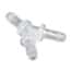 Cole-Parmer Hose Barb Fitting, Y Union, Natural Kynar®, Cleanroom Packed, 3/16" ID; 10/Pk