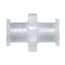 Cole-Parmer Luer Fitting, Straight Union, White Nylon, Cleanroom Packed, Female Luer; 10/Pk