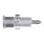 Cole-Parmer Luer to Hose Barb Fitting, Straight Adapter, CrystalVu™, Cleanroom Packed, Panel-Mount Female Luer x 1/8" ID; 10/Pk