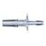 Cole-Parmer Luer to Hose Barb Fitting, Straight Adapter, CrystalVu™, Cleanroom Packed, Rotating Male Luer Lock x 3/16" ID; 10/Pk
