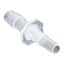 Cole-Parmer Luer to Hose Barb Fitting, Straight Adapter, CrystalVu™, Cleanroom Packed, Stationary Male Luer Lock x 3/32" ID; 10/Pk