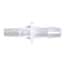 Cole-Parmer Luer to Hose Barb Fitting, Straight Adapter, CrystalVu™, Cleanroom Packed, Stationary Male Luer Lock x 3/16" ID; 10/Pk