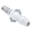 Cole-Parmer Luer to Hose Barb Fitting, Straight Adapter, Animal-Derivative-Free Polypropylene, Cleanroom Packed, Stationary Male Luer x 1/16" ID; 10/Pk