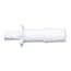 Cole-Parmer Luer to Hose Barb Fitting, Straight Adapter, White Nylon, Cleanoom Packed, Male Slip Luer x  5/32" ID; 10/PK
