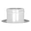 Cole-Parmer Port Disk Threaded Fitting, Polypropylene, Cleanroom Packed, 38-400 1" Thread; 10/Pk