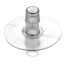 Cole-Parmer Port Disk Hose Barb Fitting, Engage™ 8402, Opposing Barb, Cleanroom Packed, 1/2" ID; 10/Pk