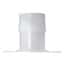 Cole-Parmer Port Disk Hose Barb Fitting, Natural Kynar® Flex, No Dimples, Cleanroom Packed, 3/4" ID; 10/Pk