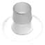 Cole-Parmer Port Disk Hose Barb Fitting, Natural Kynar® Flex, No Dimples, Cleanroom Packed, 5/32" ID; 10/Pk