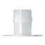 Cole-Parmer Port Disk Hose Barb Fitting, Polypropylene, No Dimples, Cleanroom Packed, 5/8" ID; 10/Pk